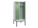 locker met bank,voor scheiding van kleding,HxBxD 2120x800x815mm,2vak