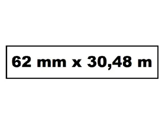 Labeletiket Quantore Dk-22205 breedte 62mm lengte 30,48mm Wit - 2