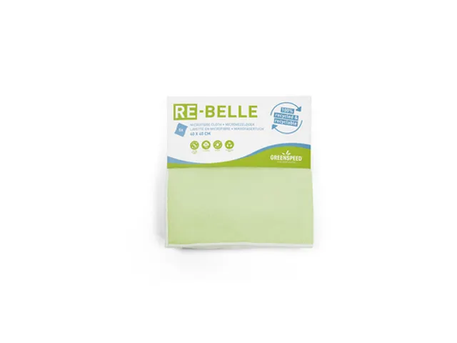 Greenspeed Re-belle microvezeldoek 40x40cm Groen 5 Stuks