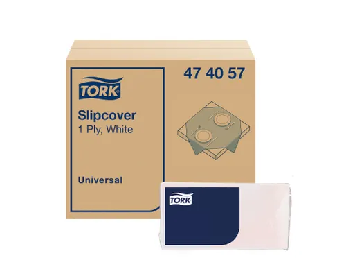 Tork 474057 Damastpapier Napperon Universal 1-laags wit 80x80cm 250 st