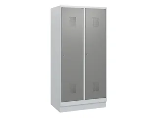 schoollocker,HxBxD 1630x800x500mm,2vak,vak B 400mm,cil.-slot,sokkel - 2