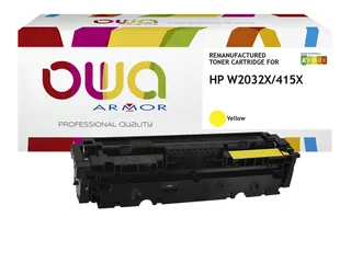 Tonercartridge OWA alternatief tbv HP W2032X geel - 1