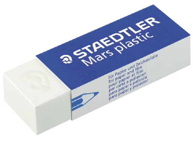 Gum Staedtler Mars Plastic 526 50 65x23x13mm Wit