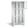 lockerkast 1850x900x500mm 3x3 vakken Cilinderslot Poten, RAL7035