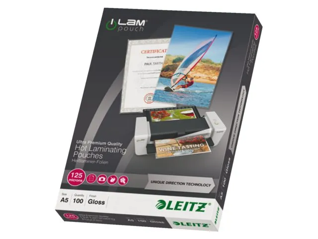Lamineerhoes Leitz Ilam A5 125 micron glanzend