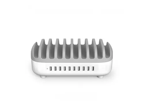 Compulocks 10PUSBDKS-EU, Vrijstaand, Wit, Contact, 2,4 A, 100 - 240 V,