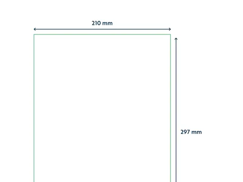Etiket Qbasic A4 1.000 vel 210x297mm 1000 labels