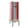 locker met bank,voor scheiding van kleding,HxBxD 2120x600x815mm,2vak