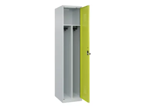 locker voor scheiding van kleding,HxBxD 1850x400x500mm,1vak
