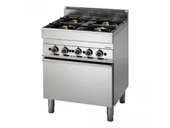 Gasfornuis 4 Zones Met Heteluchtoven