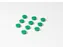 Memomagneten Smit Visual Rond 20mm Groen 10 stuks