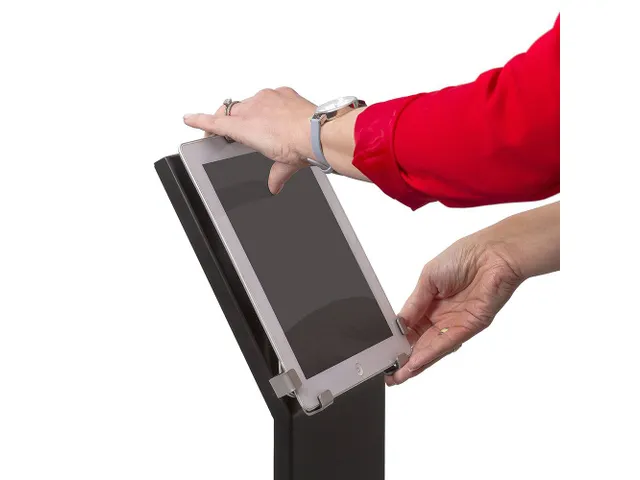 Trigrip Tablethouder Vloerstandaard Staal Zwart