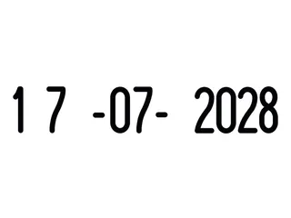 Datumstempel Trodat Printy 4810 cijfers - 2