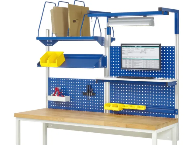 opbouwelement,v. werkbank,HxBxD 1380x2000x2000mm,draagverm. 100kg