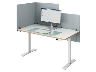 Bureauscherm Leitz in hoogte verstelbaar 70x80cm - 11