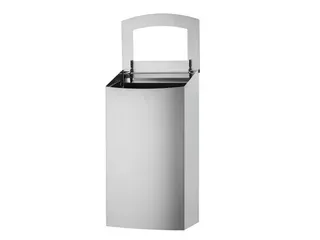 Afvalbak RVS anti-fingerprint coating Open 56 Liter - 3