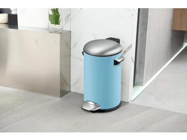 Pedaalemmer Belle Deluxe 12 Liter Licht Blauw