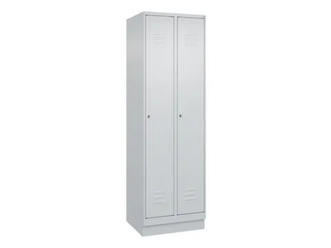 locker,HxBxD 1950x600x500mm,2vak,vak B 300mm,cil.-slot,sokkel
