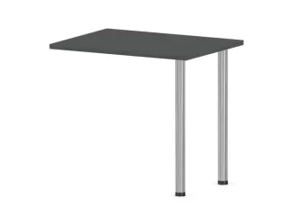 aanbouwtafel,i.h.v.,HxBxD 720-840x800x600mm,MS-donkergrijs - 1