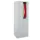 Dubbeldekse lockerkast,HxBxD 1800x600x500mm,RAL7035,front RAL7035