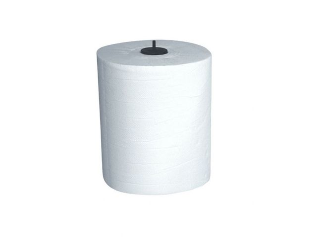 2-laags Handdoekrol Wit Voor Tork Matic Doos A 6 Rol | Vouwhanddoeken.nl