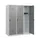 schoollocker,HxBxD 1530x1200x500mm,3vak,vak B 400mm,draaigrendel