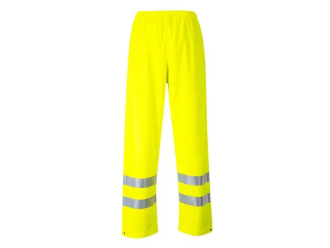 Portwest FR43 regenbroek, fluo geel, maat M, per stuk