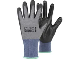 Tegera 803 ESD handschoenen, zwart/blauw/grijs, maat 9, per 6 paar