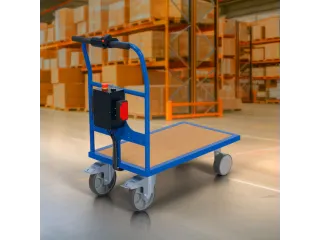 Elektrische duwbeugelwagen,accu,draagverm. 500kg - 1