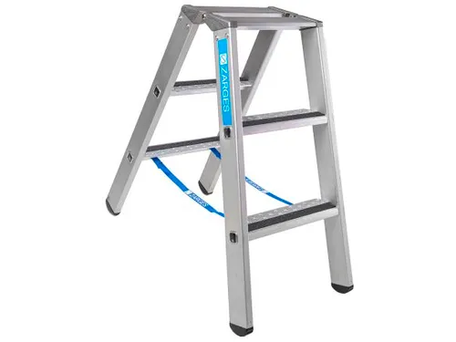 veiligheidsladder,beide zijden,2x3treden m. R13-laag,balk L 0,88m