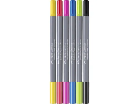 Duo aquarelmarker Goldfaber etui 6 stuks