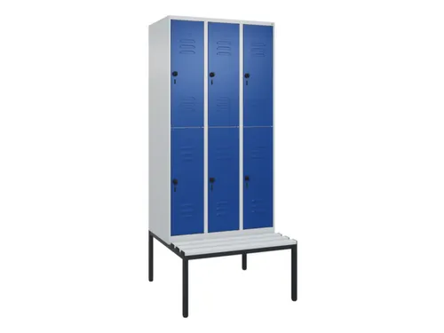 Dubbeldekse dekenkist,HxBxD 2120x900x815mm,3x2vak.,vak B 300mm