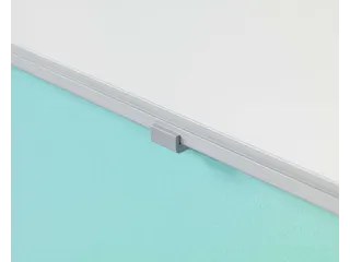 Projectiebord 150x240cm 16:10 mat wit Softline 8mm profiel - 5