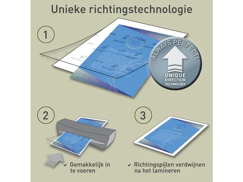 Lamineerhoes Leitz Ilam A4 100 micron glanzend 100 Stuks