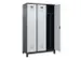 locker voor scheiding van kleding,HxBxD 1950x1200x500mm,3vak