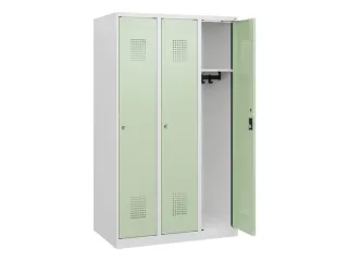 schoollocker,HxBxD 1530x900x500mm,3vak,vak B 300mm,cil.-slot - 1