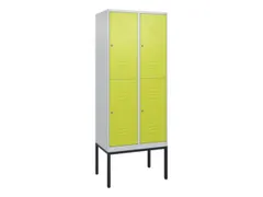 dubbeldekse locker,HxBxD 2120x800x500mm,2x2vak.,vak B 400mm
