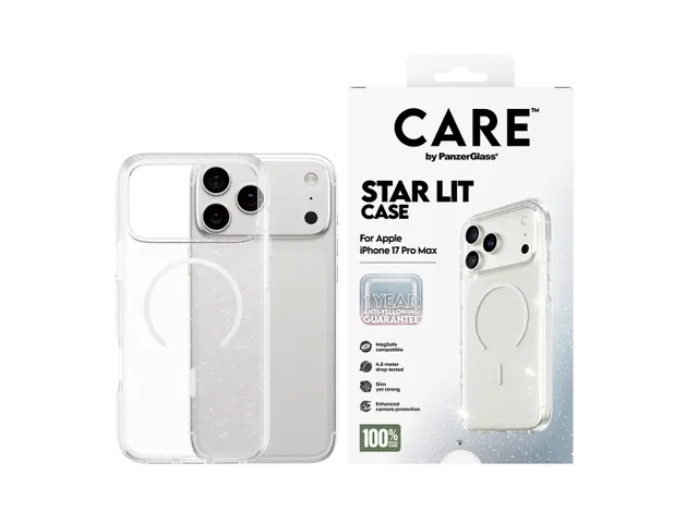 PanzerGlass CARE by Star Lit Case w. White MagSafe iPhone 17 Pro