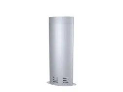 Infozuil HxBxD 1650x600x320mm Tweezijdig Bruikbaar RAL9006
