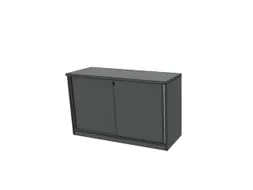 schuifdeurkast,HxBxD 720x1200x445mm,MS-donkergrijs
