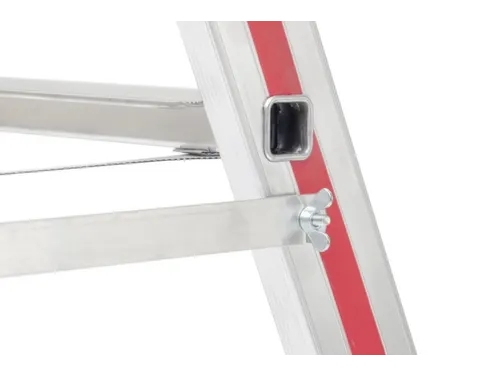 verrijdbare boktrap,beide zijden,2x3treden,Stand H 0,22m,balk L 0,77m