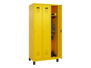 locker,HxBxD 1950x900x500mm,3vak,vak B 300mm,cil.-slot,voeten - 1