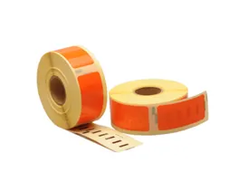 Dymo Compatible Label Oranje 11352 25x54mm
