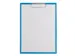 Klembordmap MAUL A4 staand met penlus PVC neon lichtblauw