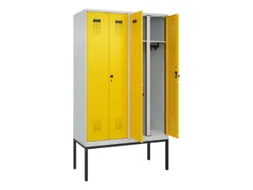 locker voor scheiding van kleding,HxBxD 2120x1200x500mm,4vak