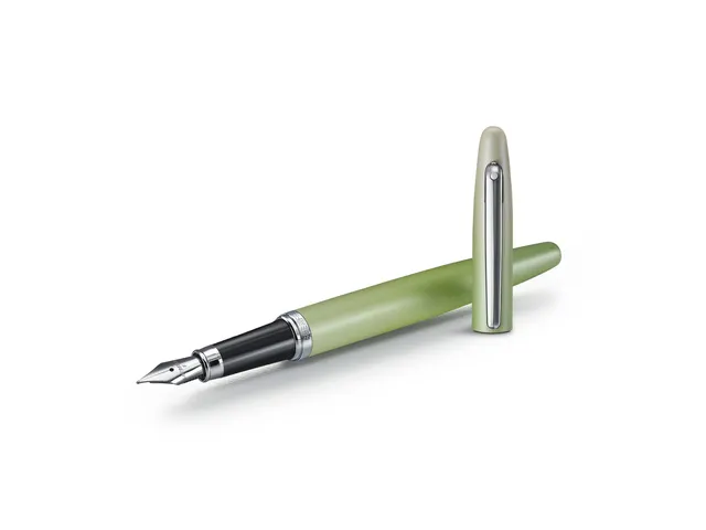 Vulpen Sheaffer VFM E9431 F Matcha Green ombre, chrome trims