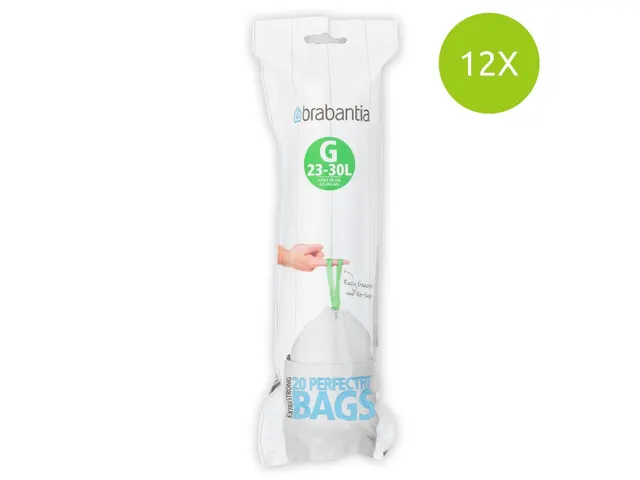 Afvalzak 23-30 liter met trekbandsluiting (G), Brabantia