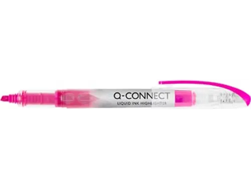 Q-connect Liquid Ink markeerstift Schuine punt Roze