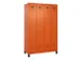 armoire vestiaire noir et blanc,HxlxP 1950x1200x500mm,4compart.