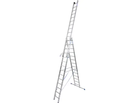 multifunctionele telescoopladder,3x14,sporten,balk L 3,9-10,25m